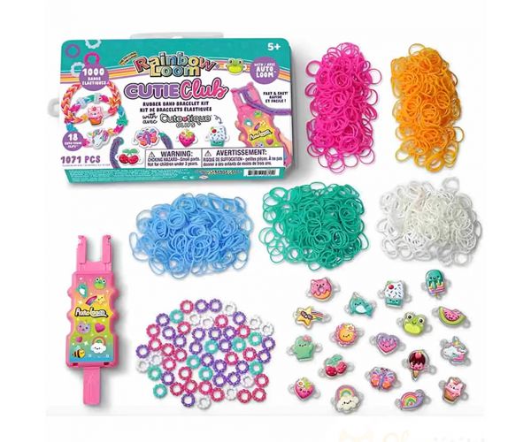 Rainbow Loom: Auto Loom – Cute-Tique set za izradu gumenih narukvica