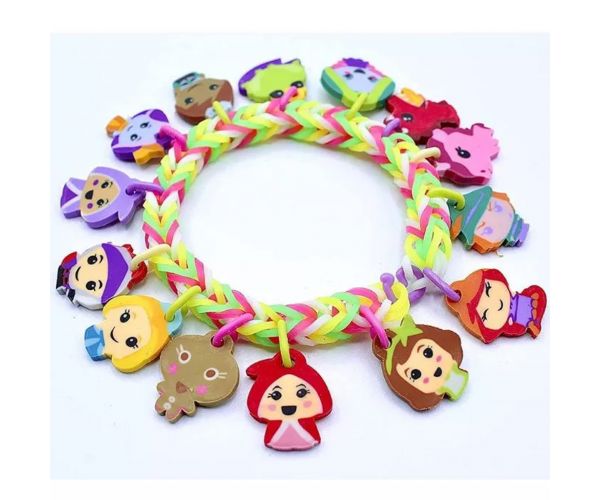 Rainbow Loom: Happy Loomi-Pals - Set za izradu gumastih narukvica: vile