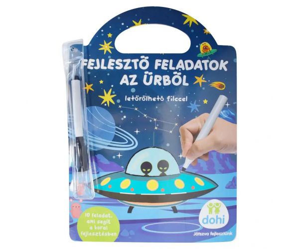 Fejlesztő feladatok az űrből letörölhető filccel - D-Toys