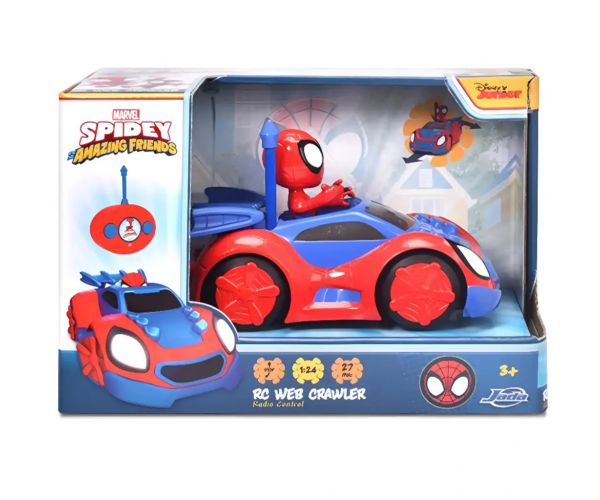 RC Pókember távirányítós autója 17cm - Jada Toys