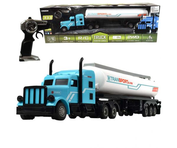 RC daljinski kamion s cisternom prikolicom 1/32 mjerilo 2.4GHz 50cm