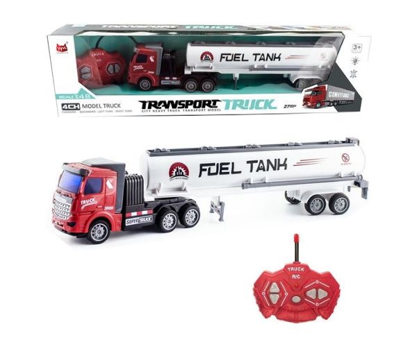 RC Cargo Truck sa kamionom cisternom na daljinsko upravljanje sa svjetlom 1/48 27mHz