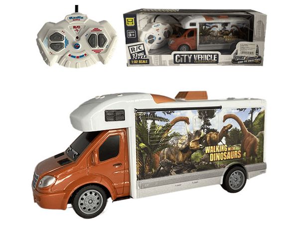 RC daljinski upravljač kamper Walking with Dinosaurus sa svjetlom 27MHz 1/32 omjera, 25cm