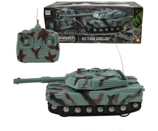 RC daljinski upravljač M1 Abrams tenk sa svjetlom i zvukom 1/32 omjer 22cm