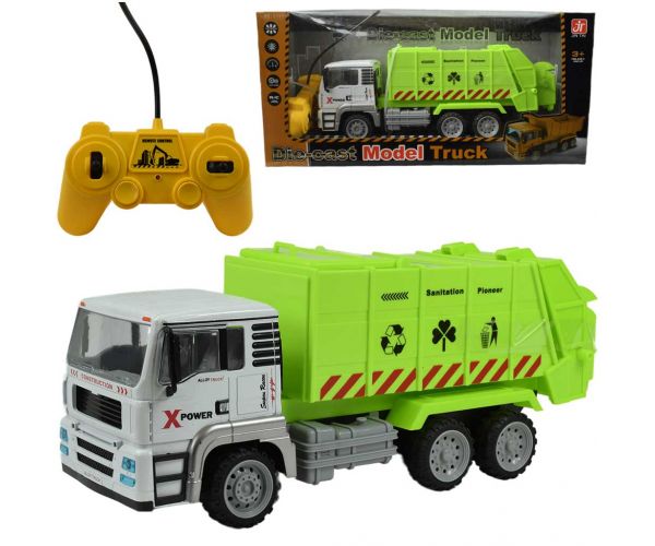 RC daljinski upravljač Metalna kabina kontejnerski kamion sa svjetlosnim efektima 27MHz 1/12 omjer 3