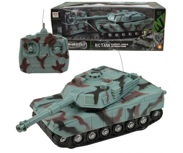 RC daljinski upravljač Terenski model M1 Abrams tenk sa svjetlom i zvukom 1/32 omjer 22 cm