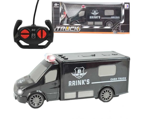 RC Kombi za gotovinu na daljinsko upravljanje sa svjetlosnim efektima u omjeru 1/30 20cm