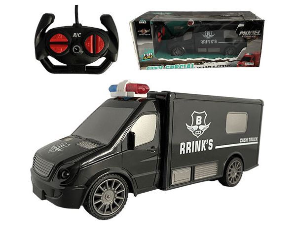 RC mini bus za prijevoz novca na daljinsko upravljanje sa svjetlosnim i zvučnim efektima 1:18, omjer