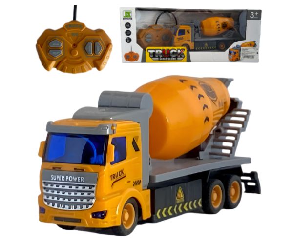 RC mješalica za beton na daljinsko upravljanje sa svjetlom 1/48 omjera 27MHz 20cm