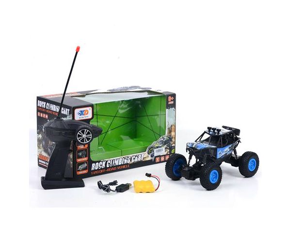 RC Off-Road plavi automobil na daljinsko upravljanje 1:20 USB punjač