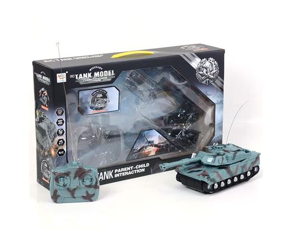 RC terenski tenk na daljinsko upravljanje sa svjetlom i zvukom 1/32