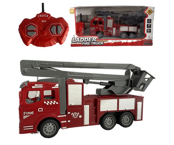 RC Vatrogasno vozilo na daljinsko upravljanje s podiznom košarom u omjeru 1/30 22 cm