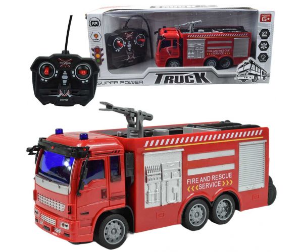 RC Vatrogasno vozilo na daljinsko upravljanje sa osvjetljenjem 27MHz 20cm u tri verzije 1 kom