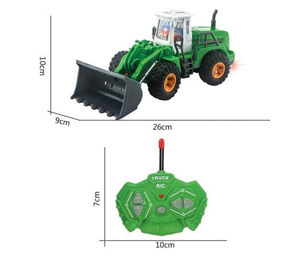 RC Zeleni utovarivač na daljinsko upravljanje 1/30 27MHz