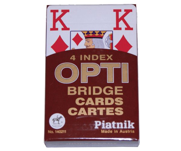 Remi karte 4 indeksa Opti Bridge - Piatnik