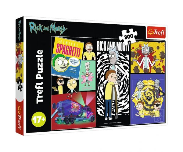 Rick és Morty Egy különös hely a galaxisban 300db-os puzzle - Trefl