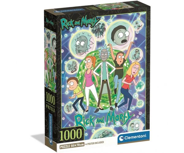 Rick és Morty 1000db-os puzzle - Clementoni