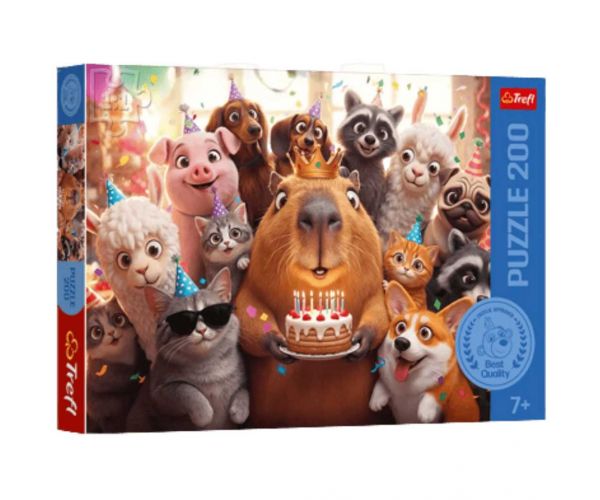 Capybara születésnapja 200db-os puzzle - Trefl