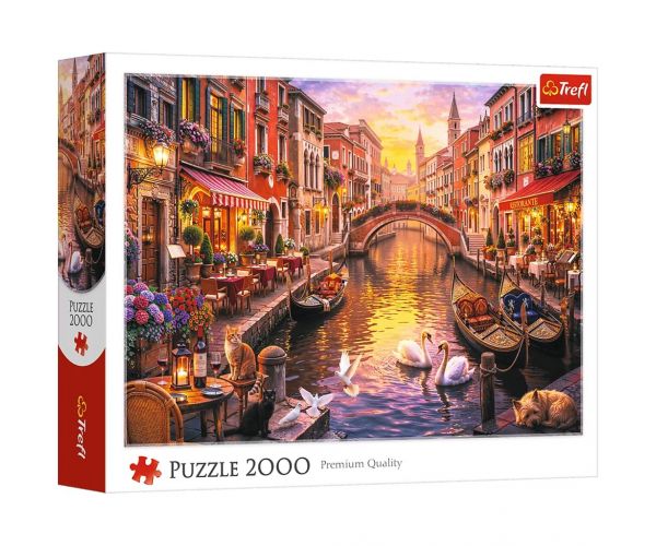 Romantikus Velence 2000db-os puzzle - Trefl