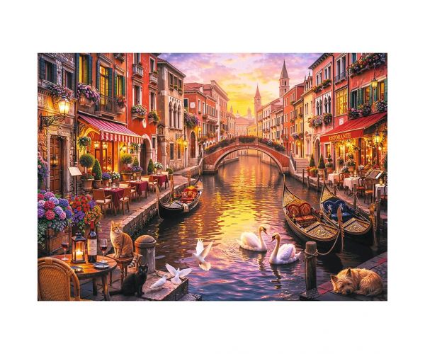 Romantična Venecija puzzle od 2000 dijelova - Trefl
