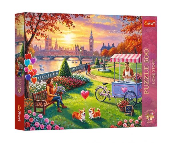 Romantikus London 500db-os Prémium plus quality puzzle - Trefl