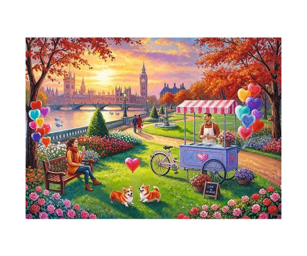 Romantični London puzzle od 500 komada Premium plus kvalitete - Trefl