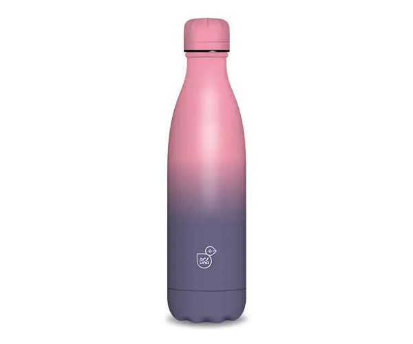 Ružičasto-ljubičasta metalna boca za vodu sa duplim stijenkama 500 ml
