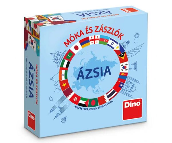 Móka és zászlók - Ázsia társasjáték