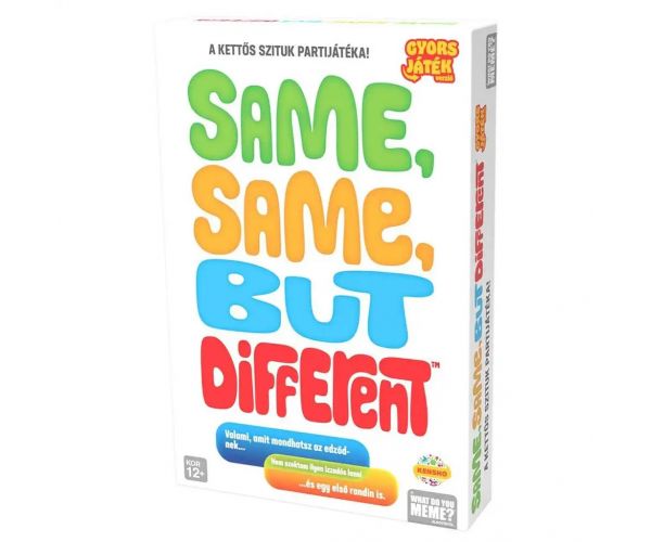 Same Same but Different - Quick Play kiadás parti társasjáték