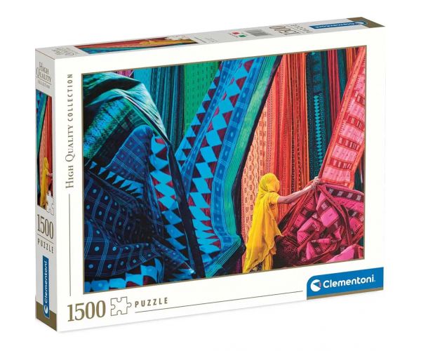 Színes szövetek HQC 1500db-os puzzle - Clementoni