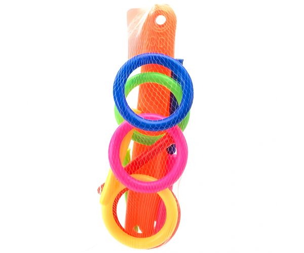 Šareni prstenac za bacanje 39cm