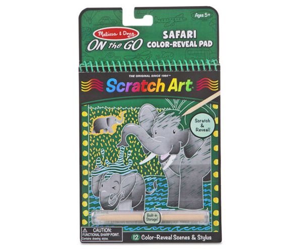 Safari Scratch Art bilježnica - Melissa & Doug
