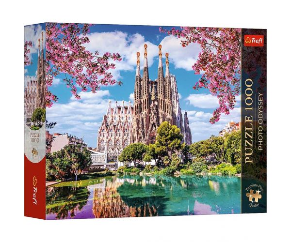Sagrada Familia Barcelona 1000db-os prémium puzzle - Trefl