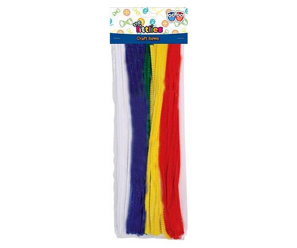 Šanil sa žicom 30cm 5 boja - 50kom