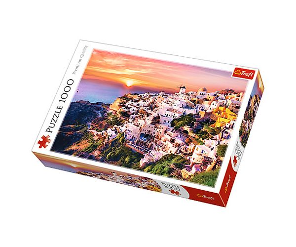 Santorini zalazak sunca puzzle, 1000 kom - Trefl