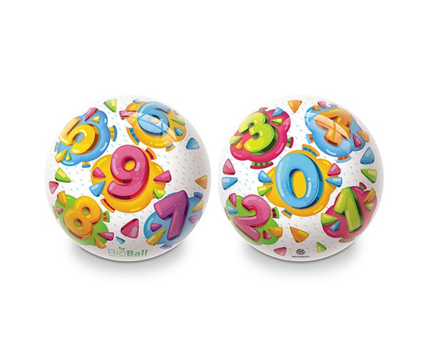 Šareni brojevi BioBall gumena lopta 23cm