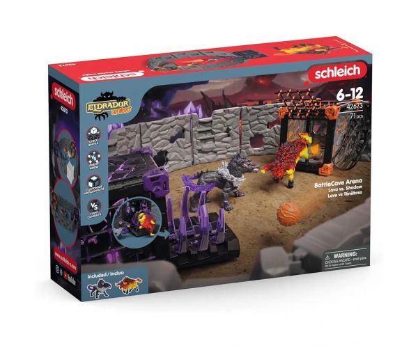 Schleich: Battlecave aréna - Láva vs Árnyék játékszett (42673)