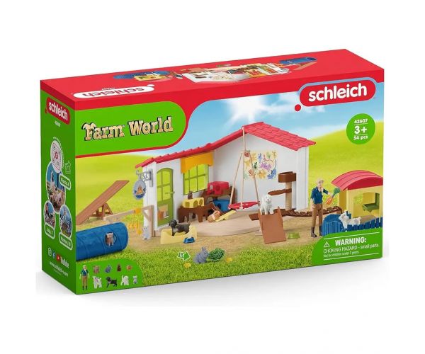 Schleich: Farm World - Kisállat hotel játékszett (42607)