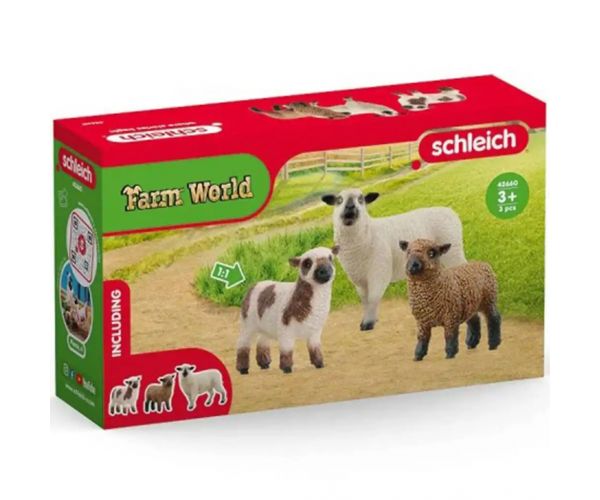 Schleich: Farm World - Bárány barátok figura szett (42660)