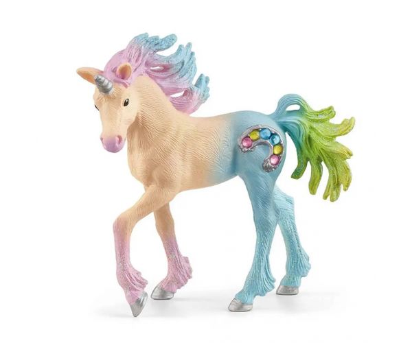 Schleich: Marshmallow unikornis csikó figura (70724)