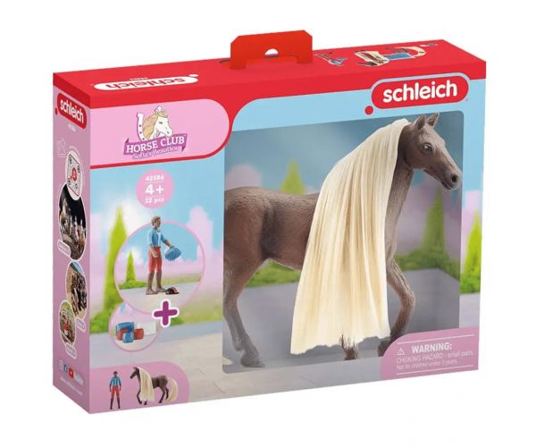 Schleich Horse Club: Sofia's Beauties - Leo és Rocky lova fésülhető sörénnyel kezdő készlet (42586)
