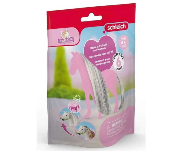 Schleich Horse Club: Sofia's Beauties - Szürke sörény és farok kiegészítő szett (42652)