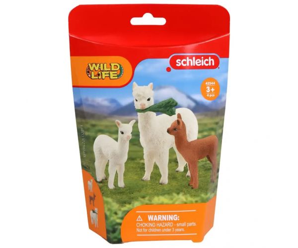 Schleich: Wild Life - Alpaka család figura szett (42544)