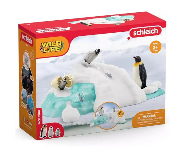 Schleich: Wild Life - Pingvin családi móka figura szett (42661)