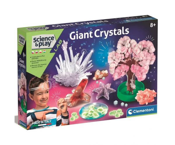Science & Play: Mega kristály készítő laboratórium szett - Clementoni