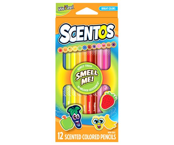 Scentos illatos 12db-os színes ceruza