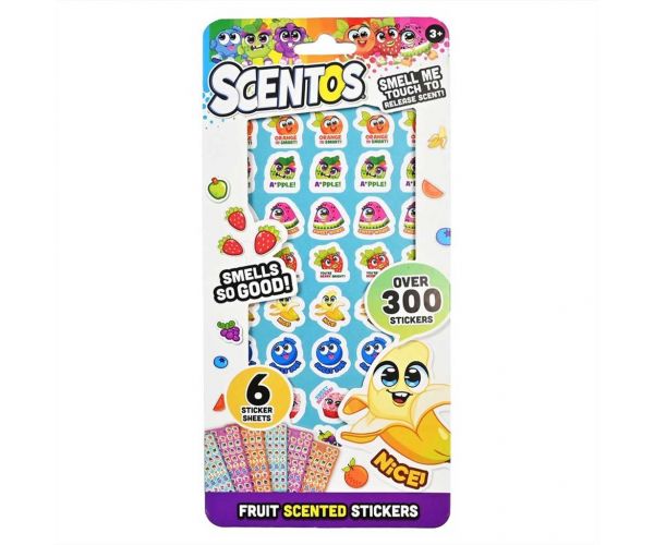 Scentos 6 ív gyümölcs illatú matrica