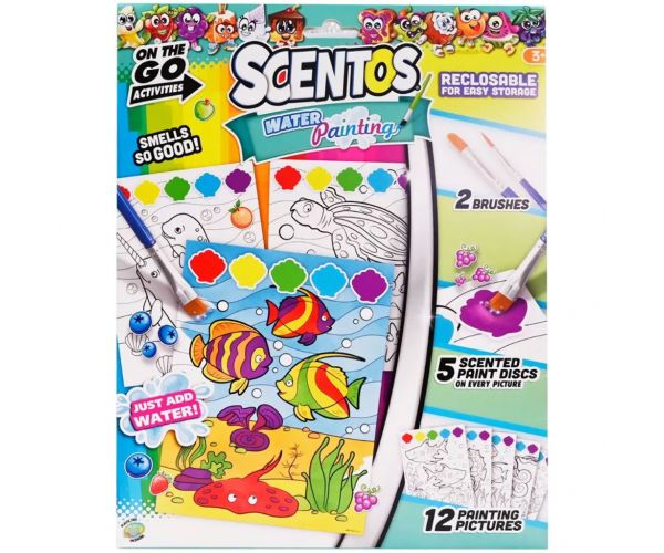 Scentos Varázslatos kifestő, Tengeri élővilág, 12 db-os