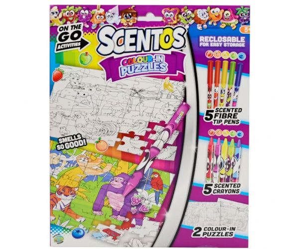 Scentos Színezhető puzzle készlet