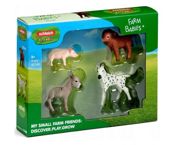 Schleich: Farm World Farm bébiállatok figura – 4 db-os szett (42740)